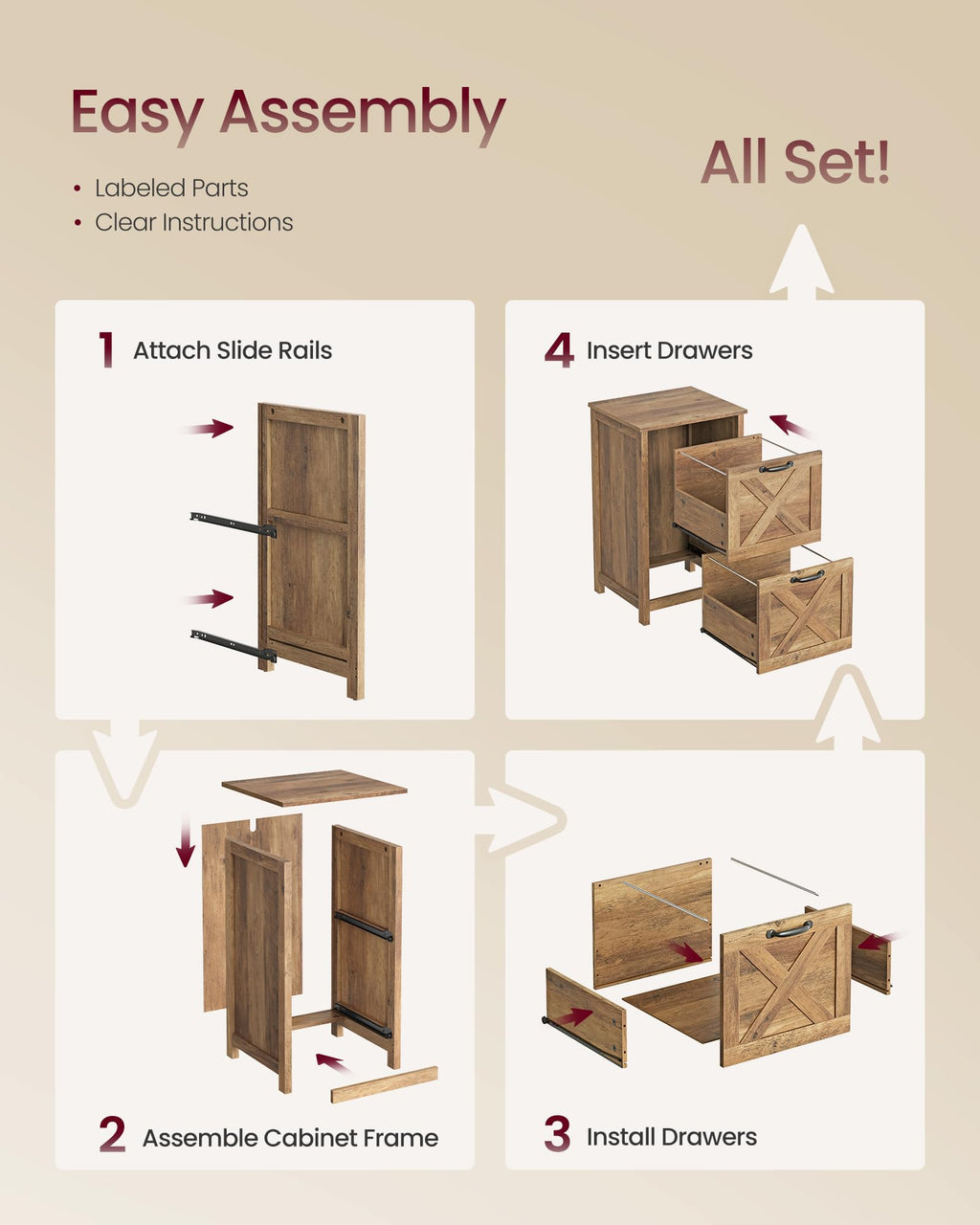 2-Drawer File Cabinet E6883
