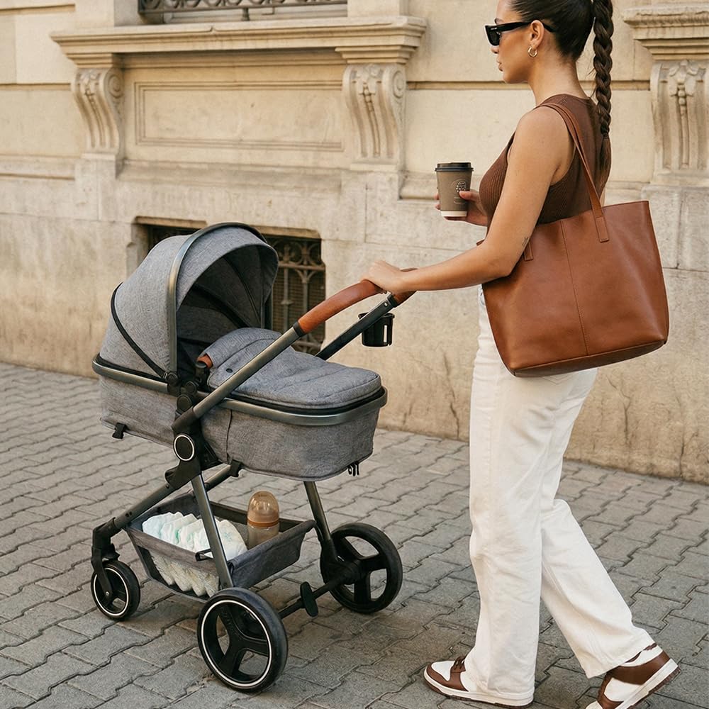 2 in 1 Convertible Baby Stroller with Reversible Seat Z564