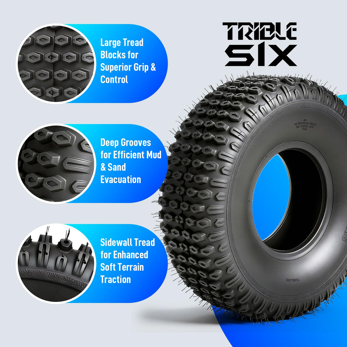 Set of 2 20x7-8 All-Terrain Tires Y504845