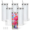 20 Oz Sublimation Snow Globe Tumbler Cup, 6 Pack B90077