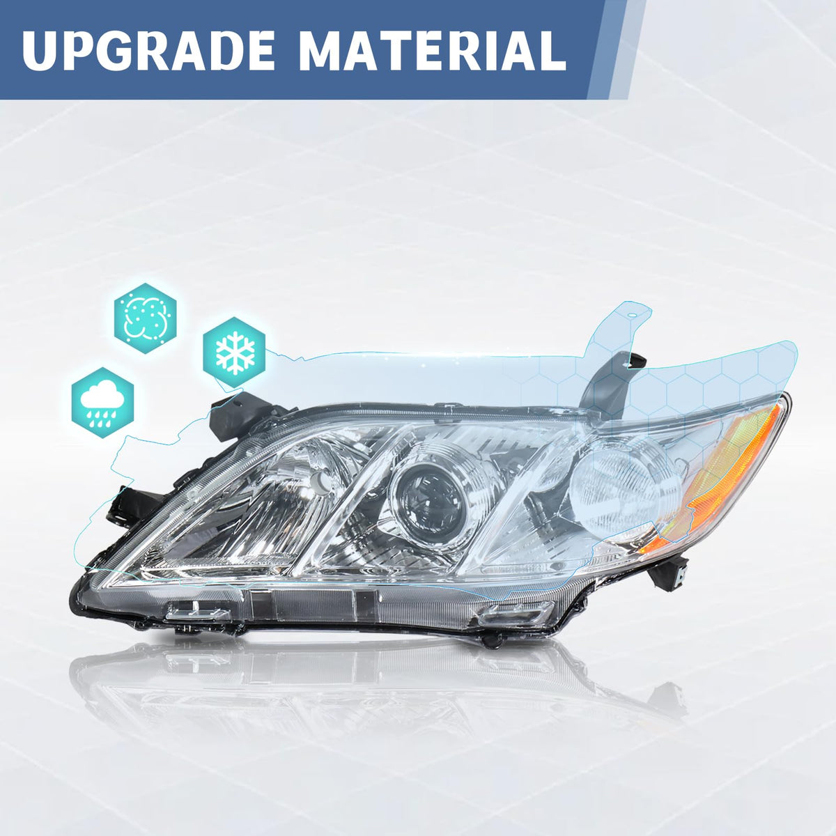 Pair of Headlights Assembly U33152