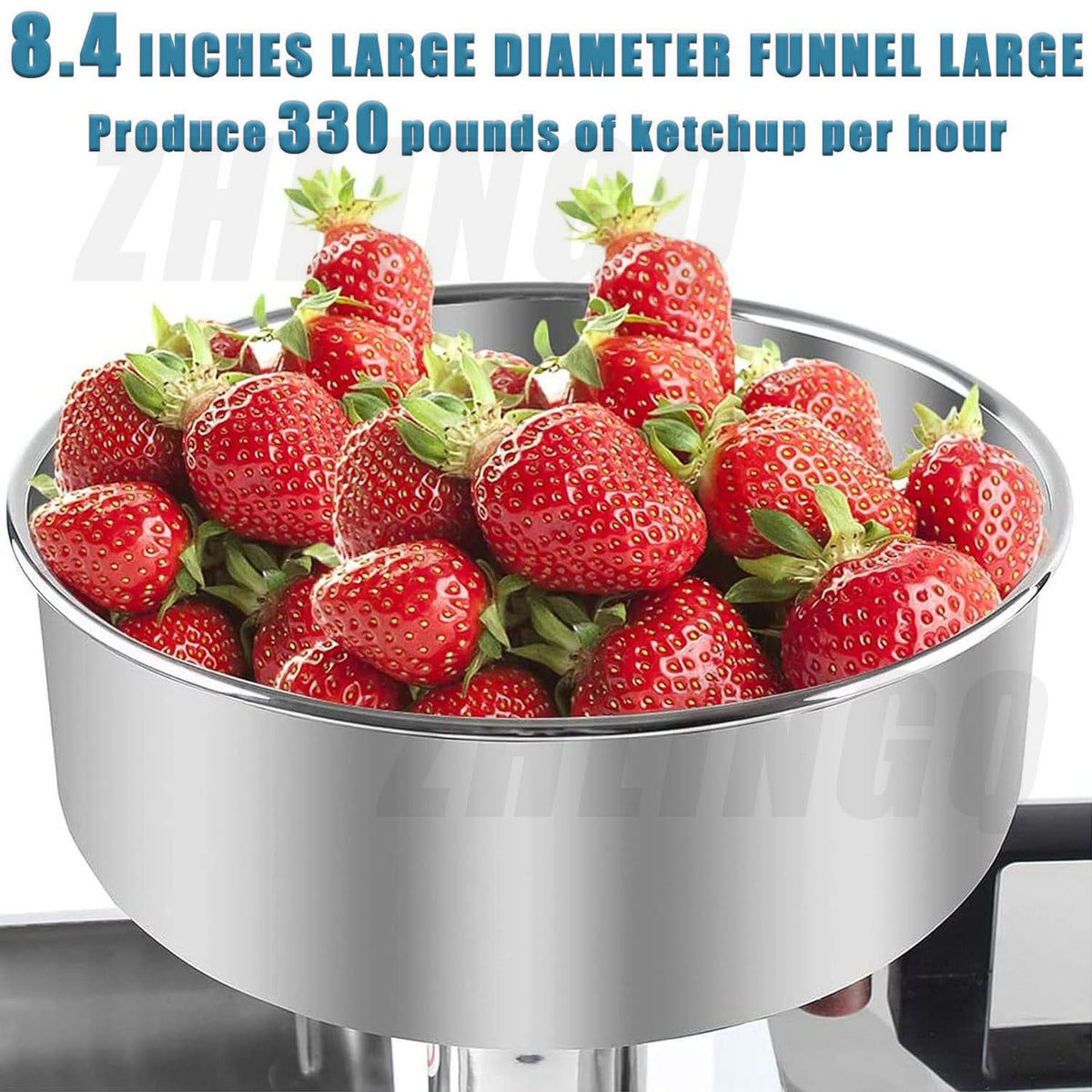 450W Electric Sauce Maker with Funnel & Trough C9904