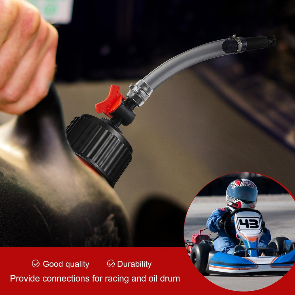 4 Pcs Fuel Jug Cap Replacement with Hose Kit P941720