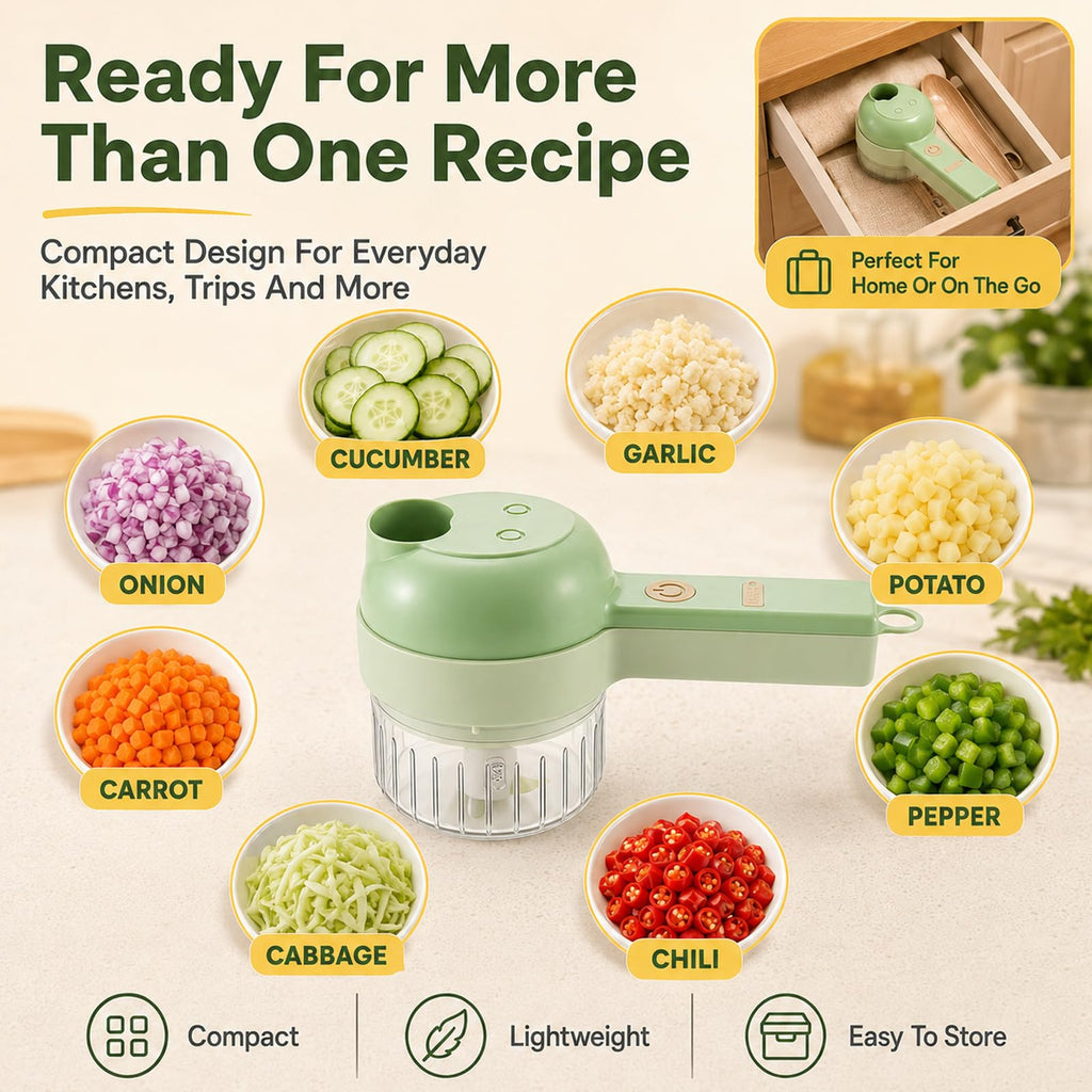 4 in 1 Handheld Electric Food Chopper C4534