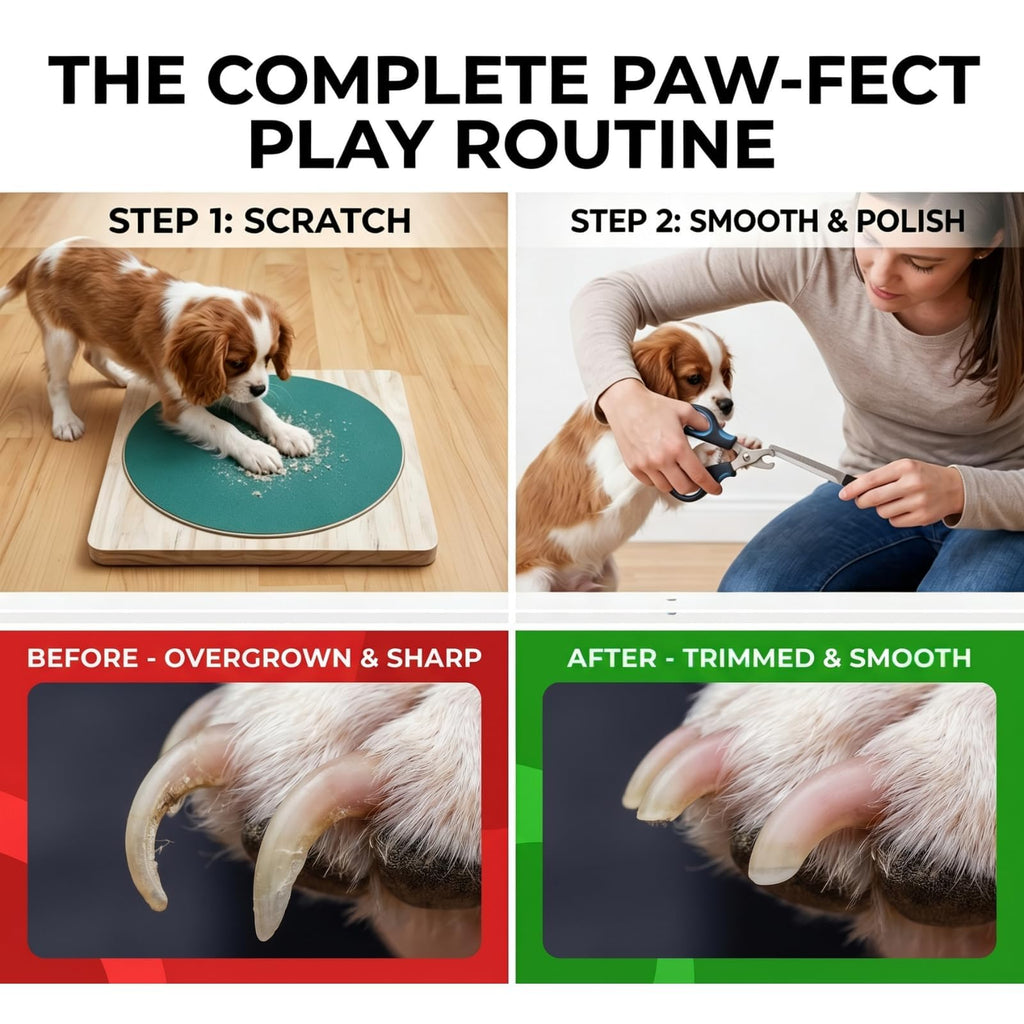 Dog Nail Scratch Board with Treat Box I728732
