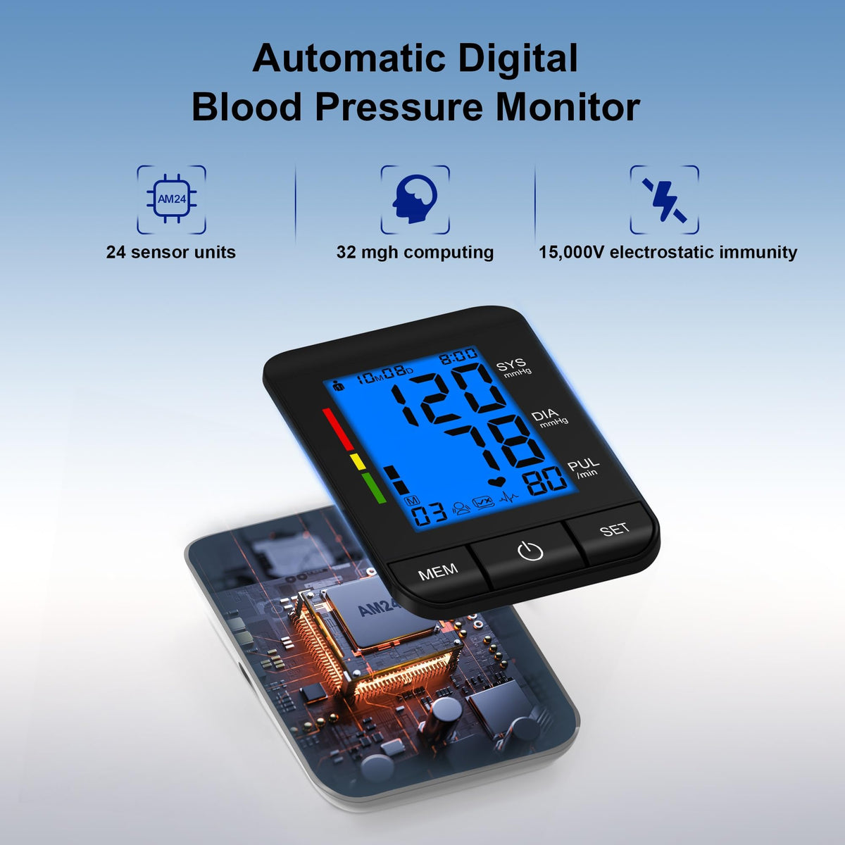 Automatic Upper Arm Blood Pressure Monitor O4221