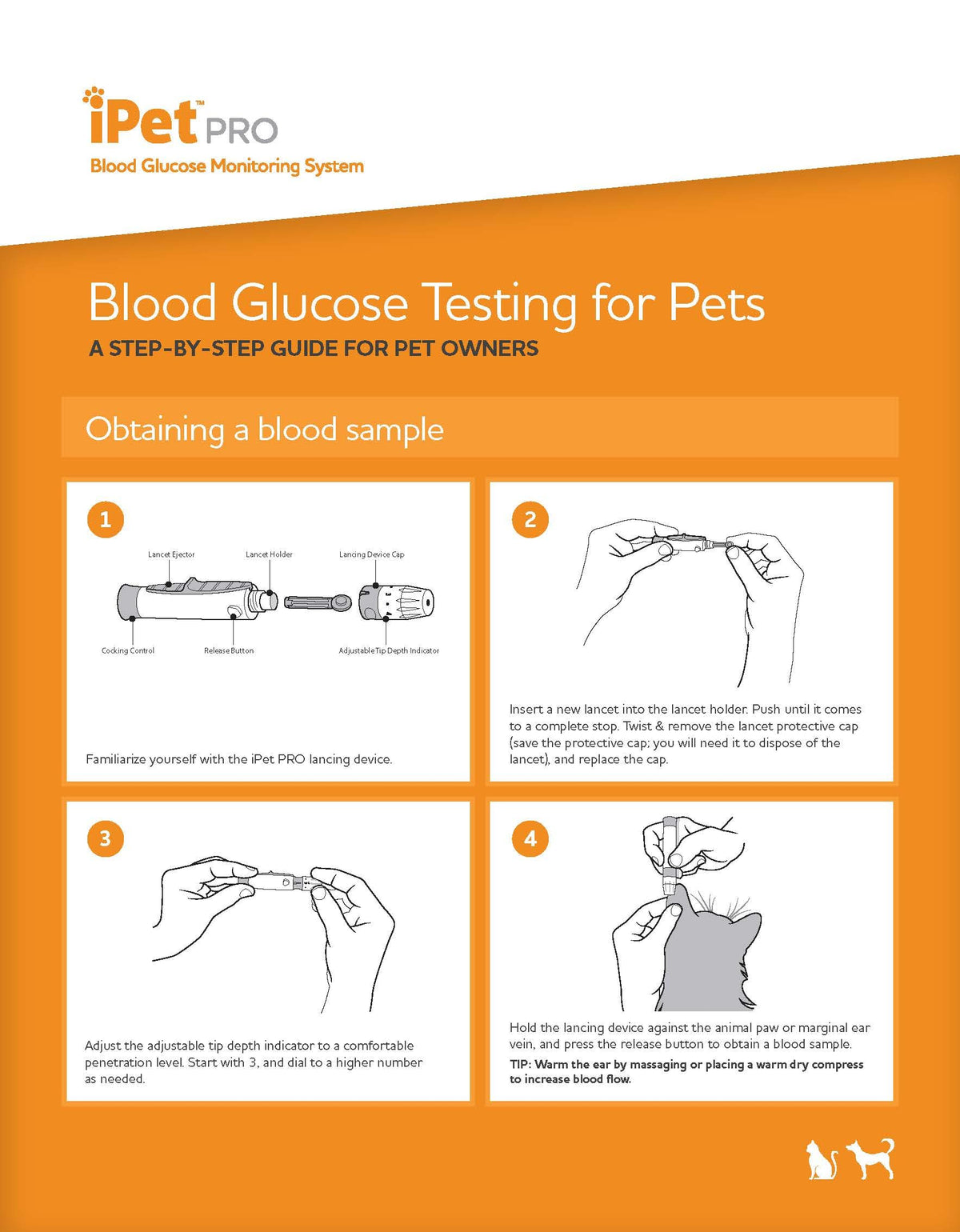 Blood Glucose Monitoring System for Dogs & Cats J426