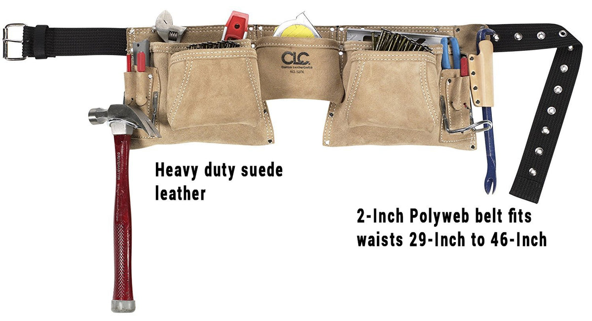 Heavy Duty Suede Work Apron, 12 Pocket H5294