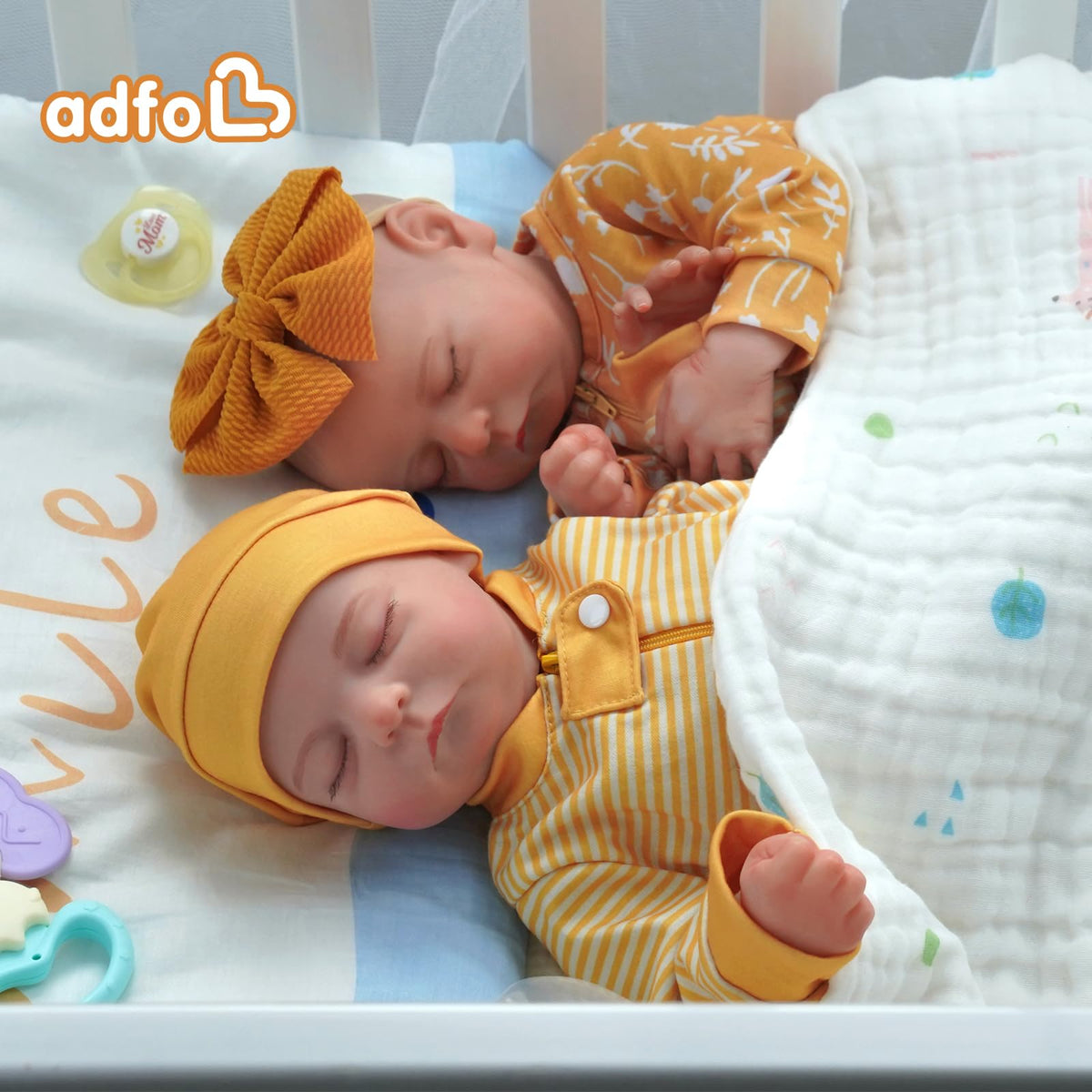 20 Inch Reborn Baby Dolls Twins I5930