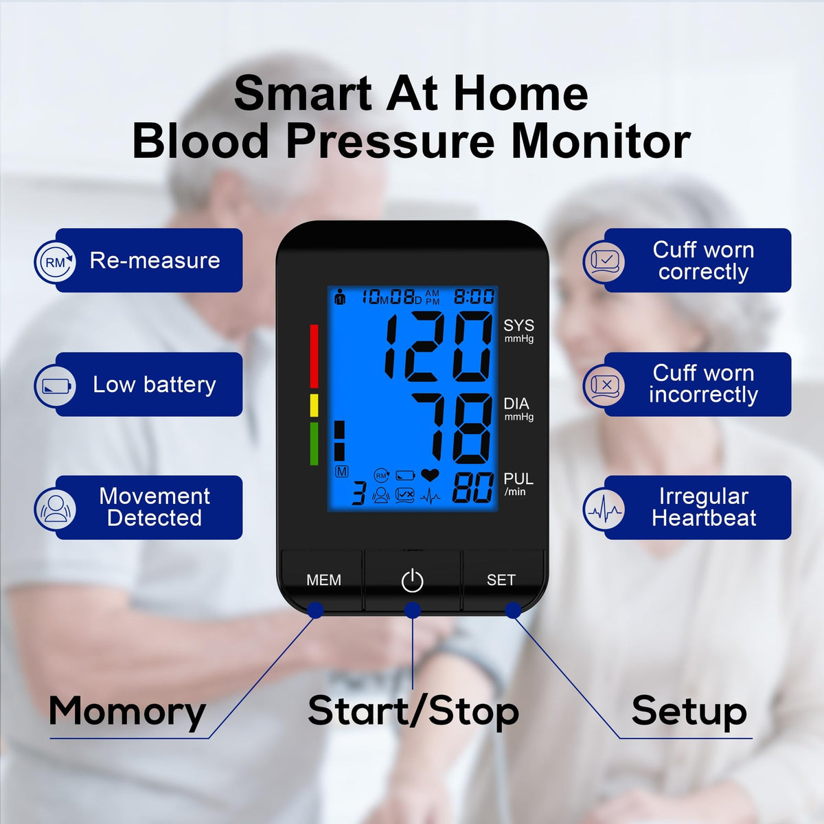 Automatic Upper Arm Blood Pressure Monitor O4221