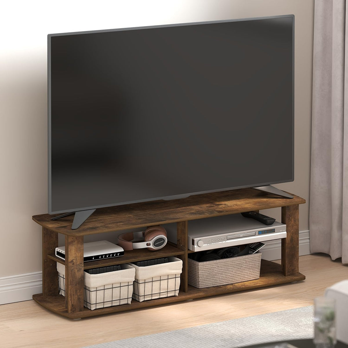 3-Tier TV Stand with Open Shelves up to 50 Inch E9199