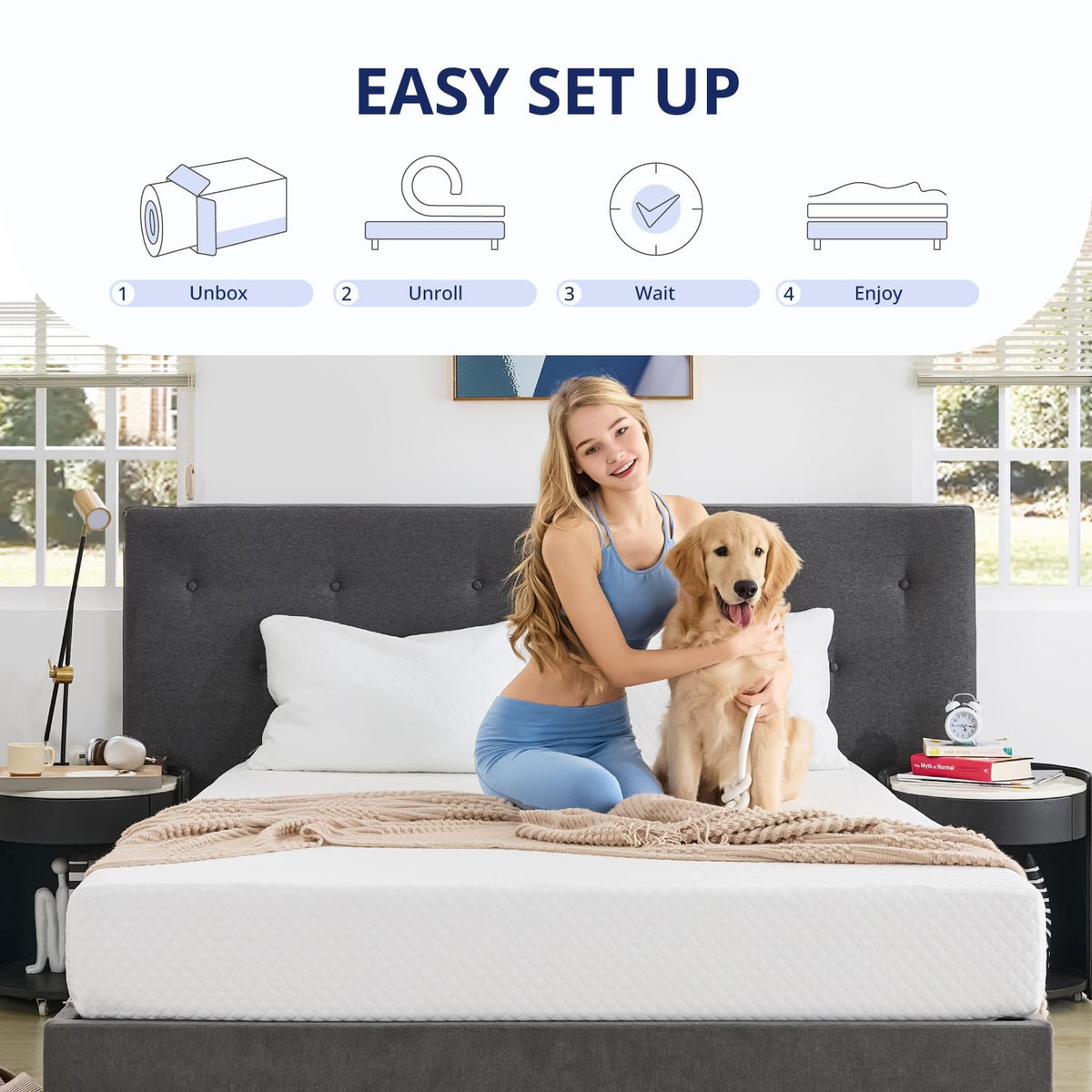 6 Inch Full Mattress B96746