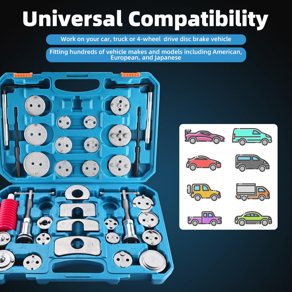 35pcs Disc Brake Caliper Tool Kit H80246