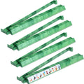 4 Pcs 18.7 Inch Acrylic Mahjong Tile Racks with Pushers E9541