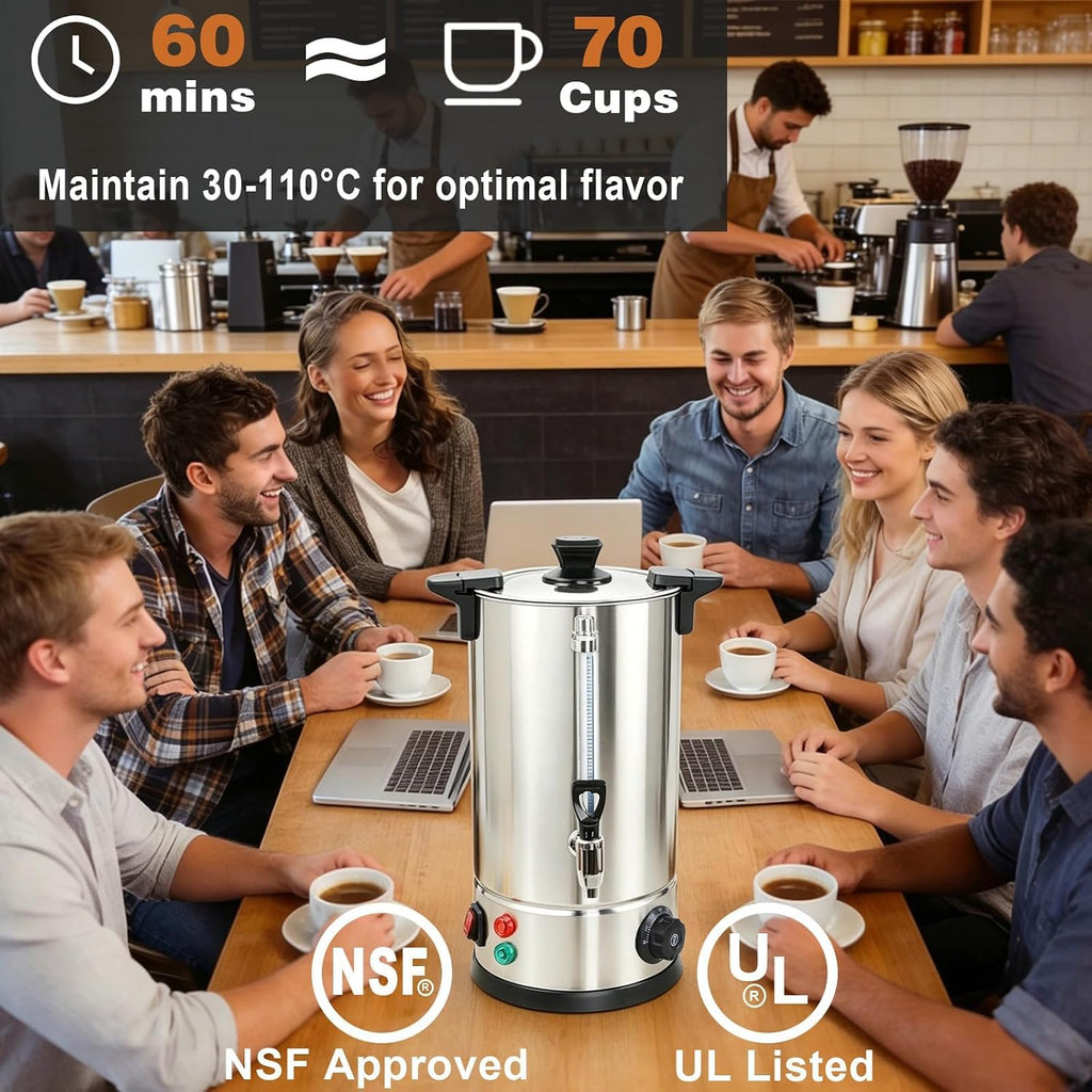 70 Cup Stainless Steel Coffee Urn N526