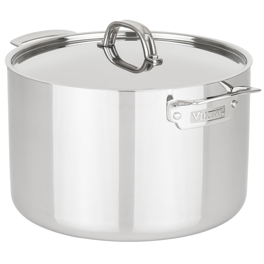 3-Ply Stainless Steel 12 Quart Stock Pot with Lid J90279