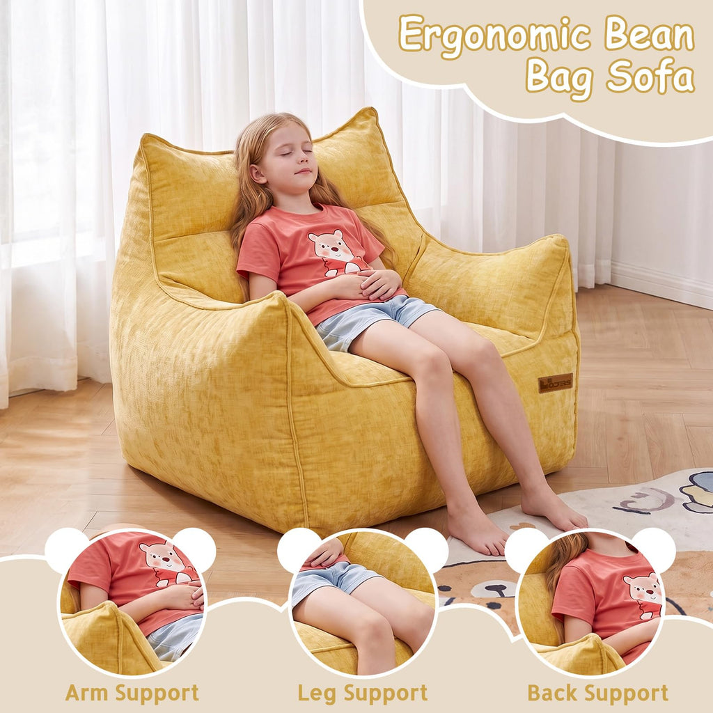 Fluffy Bean Bag Chair C8654