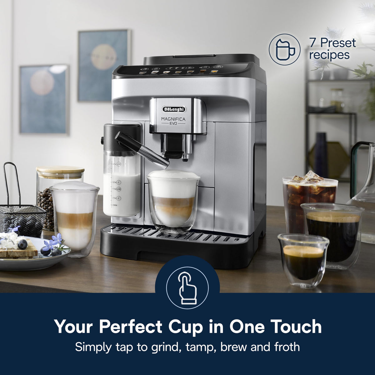 Automatic Espresso Machine with Milk Frother L119