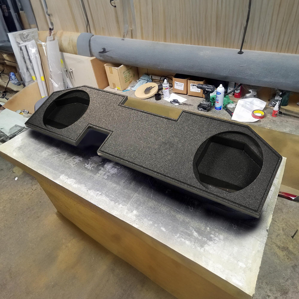 Dual 12" Underseat Subwoofer Box J339