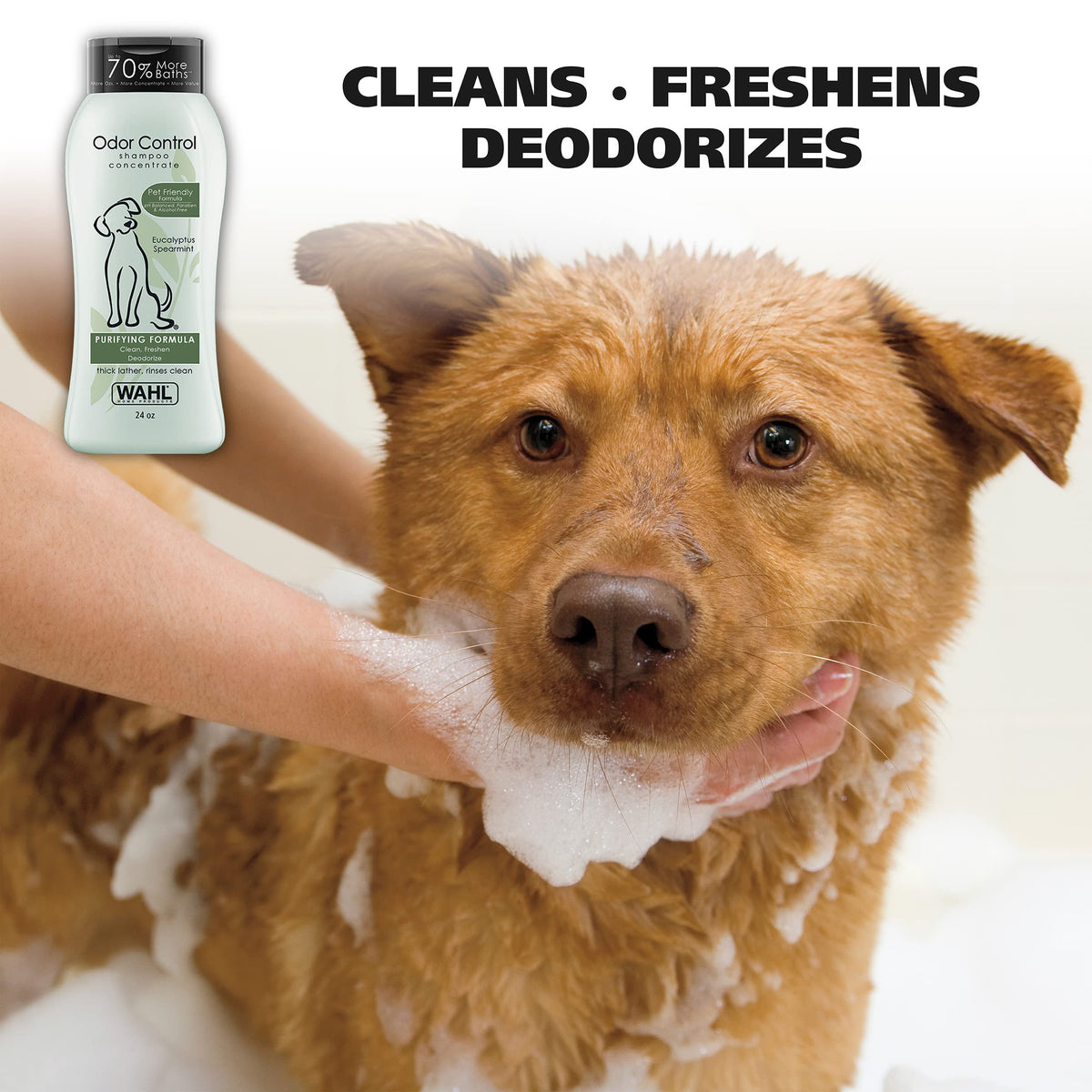Eucalyptus Spearmint Odor Control Dog Shampoo 24 Oz A540