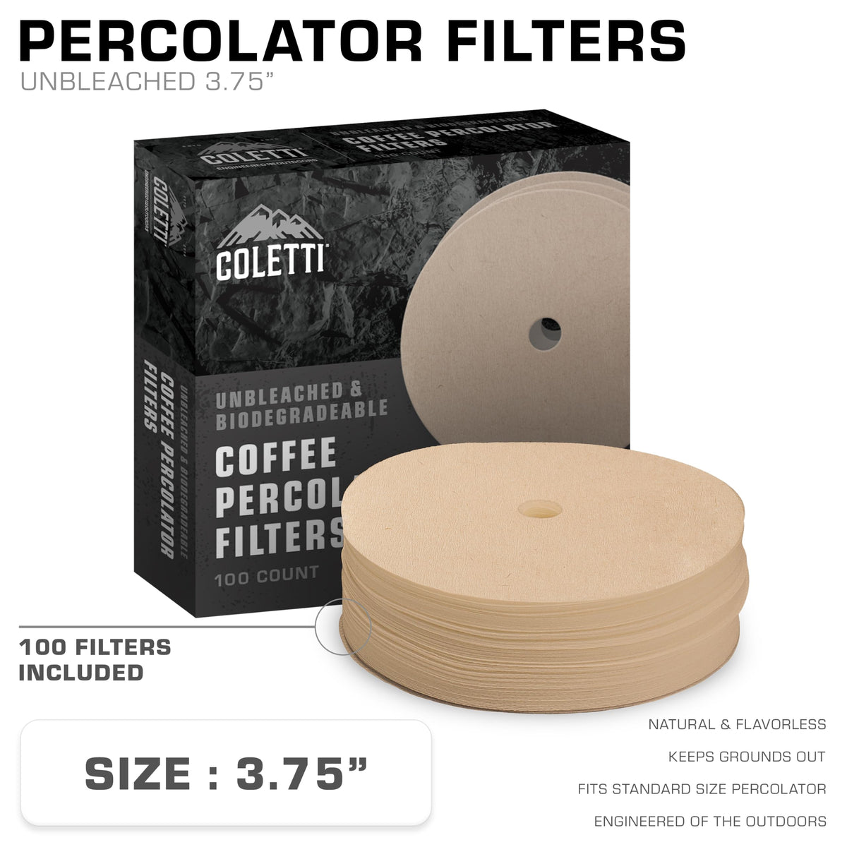 Percolator Coffee Pot with Glass Globes and Filters V60768