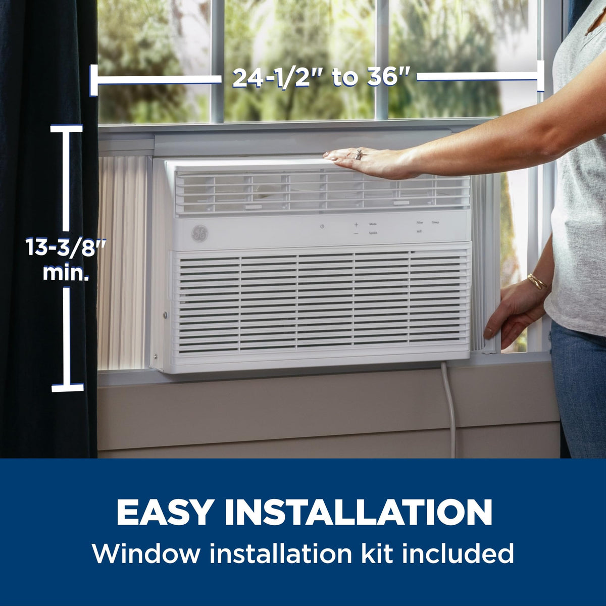 8000 BTU Wi-Fi Enabled Window Air Conditioner T606307