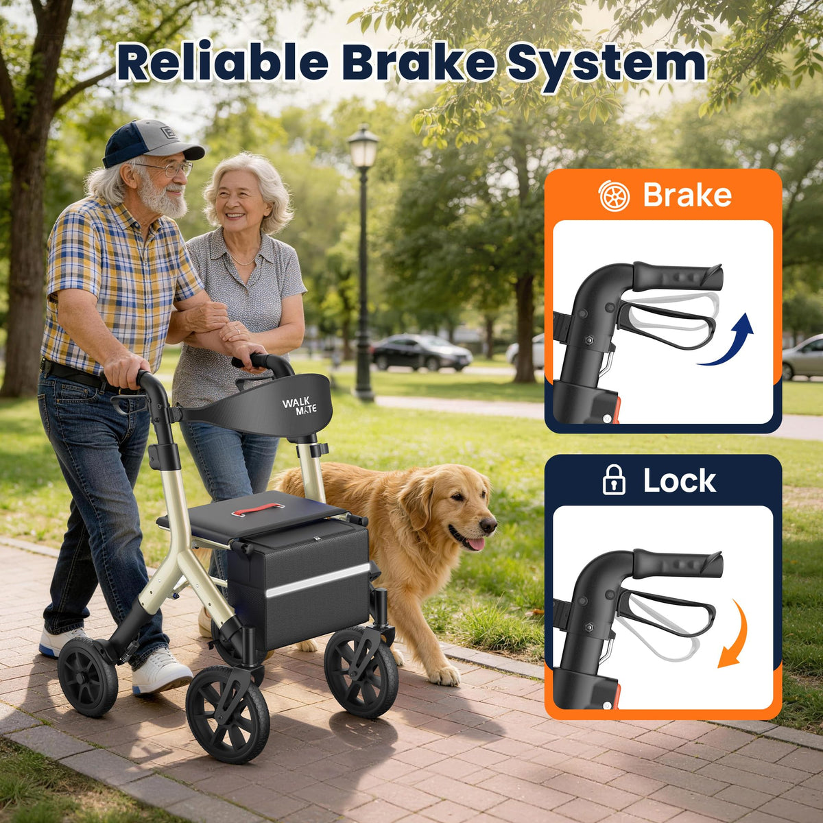 Rollator Walker with Seat X9031