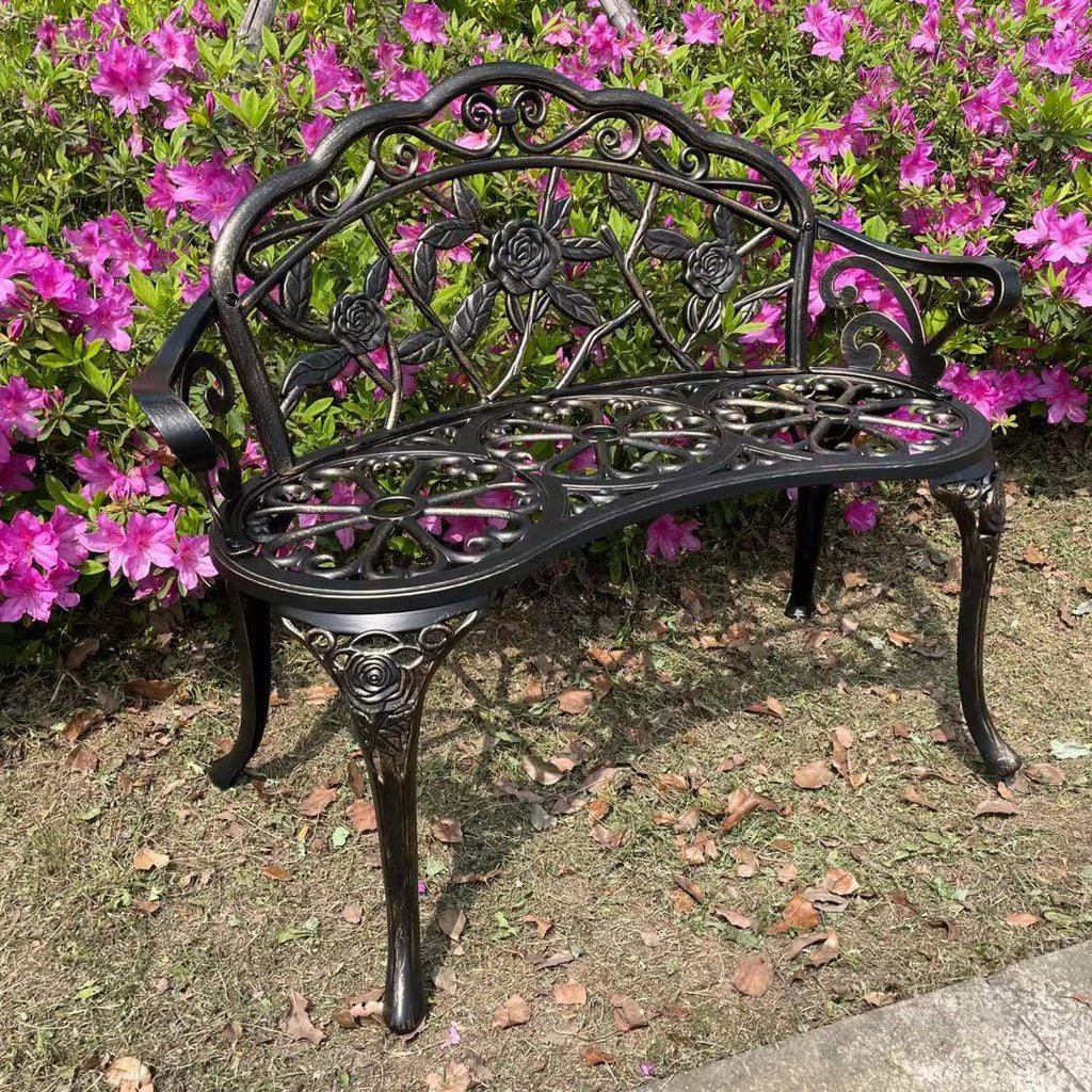 Cast Aluminum Outdoor Bench I4134