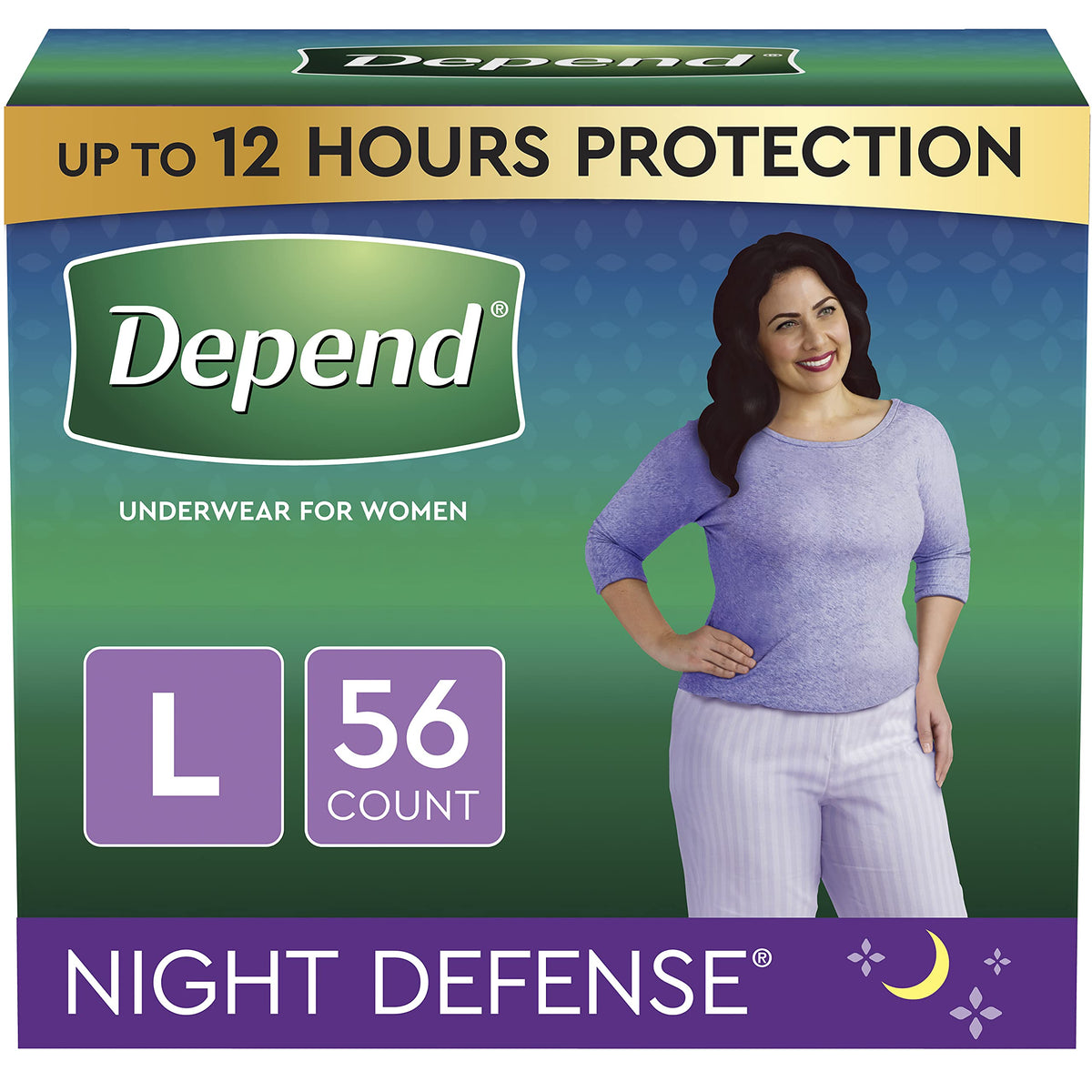 Large Disposable Overnight Incontinence Underwear 14 Count Q19527