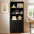 71 in Bookshelf with Doors and Drawers I1623