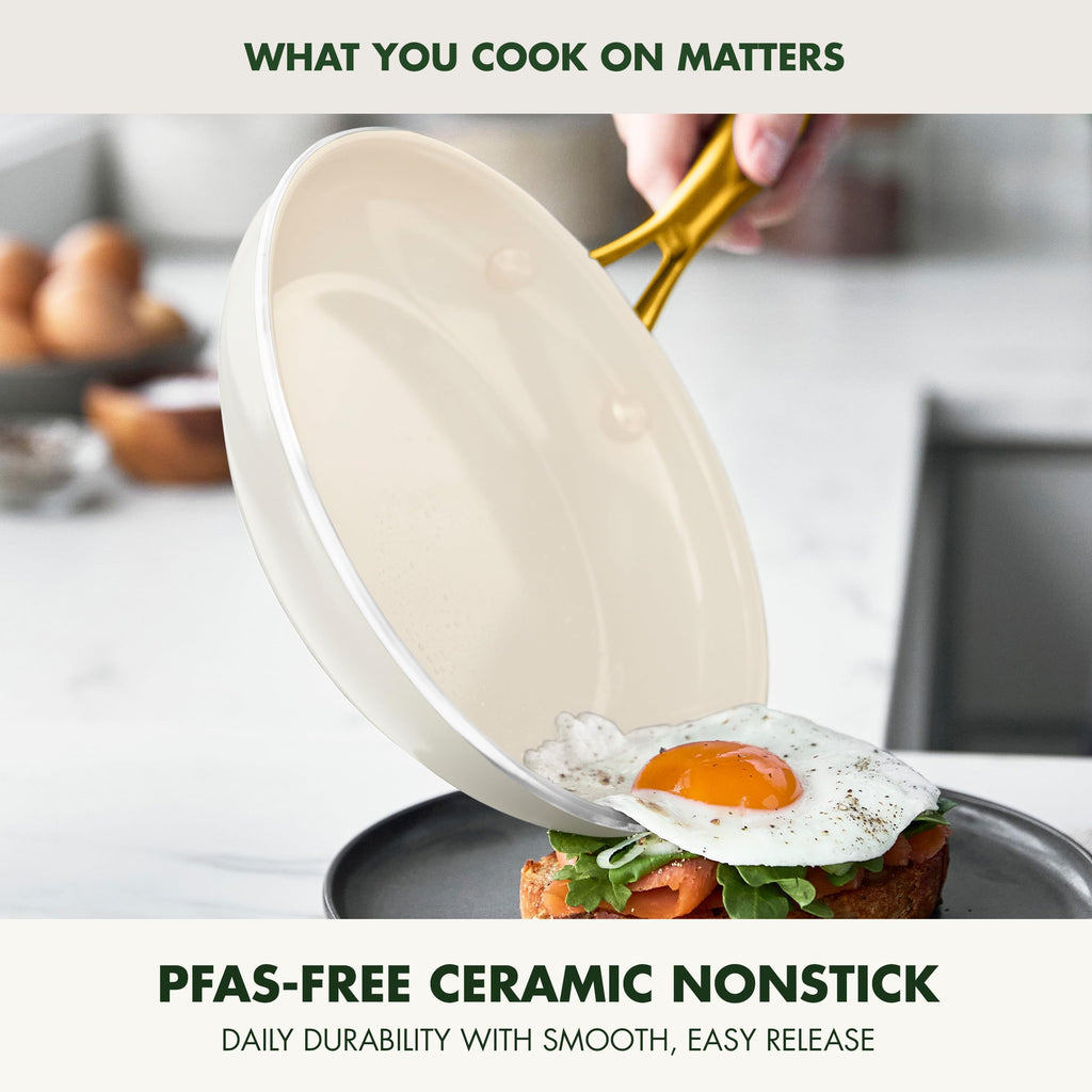Nonstick Ceramic 2 Piece Frying Pan Skillet Set G806511