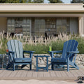Folding Adirondack Chair 2 Pack and Outdoor Side Table T979