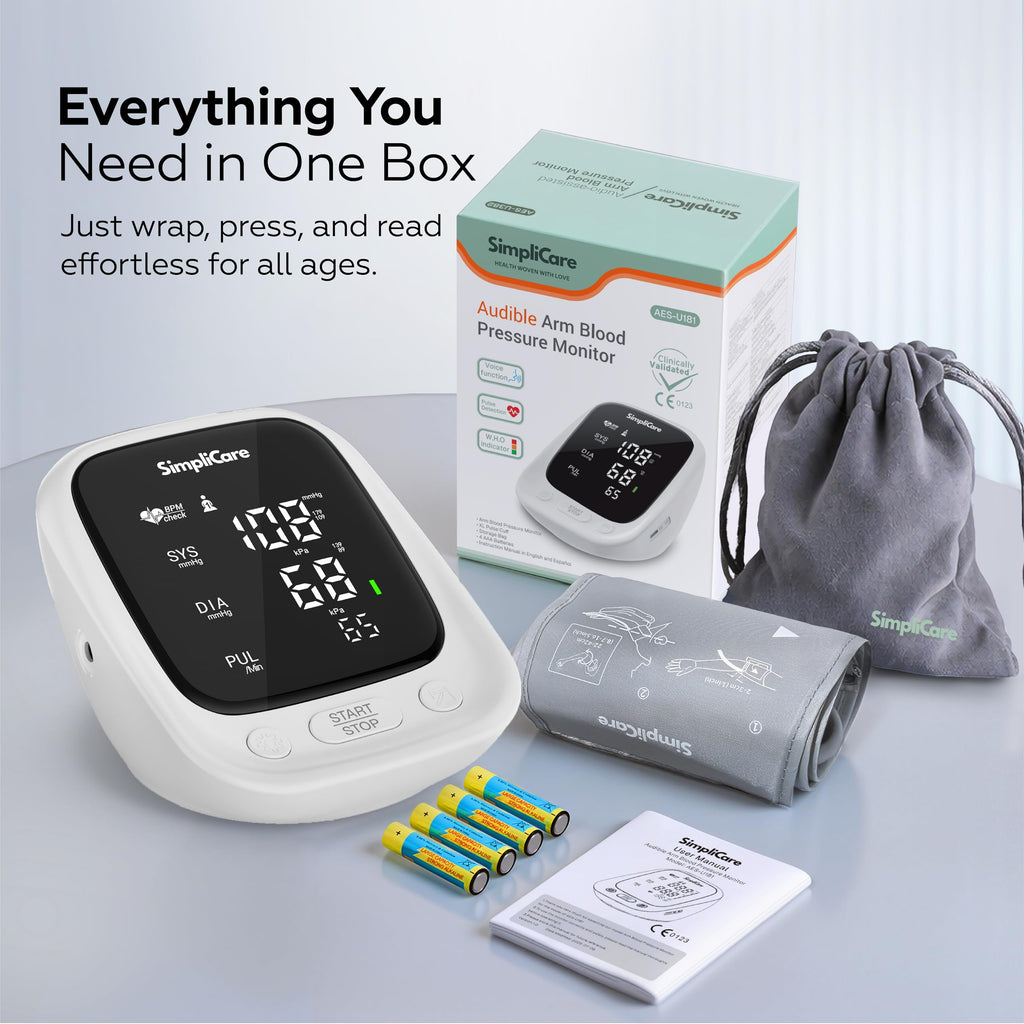 Blood Pressure Monitor with XL Blood Pressure Cuff T187