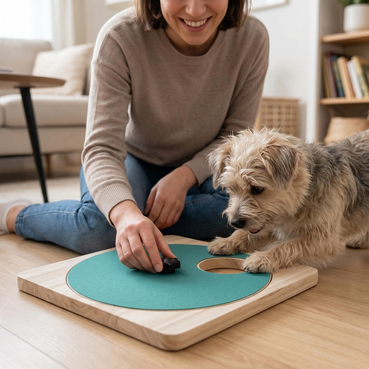 Dog Nail Scratch Board with Treat Box I728732