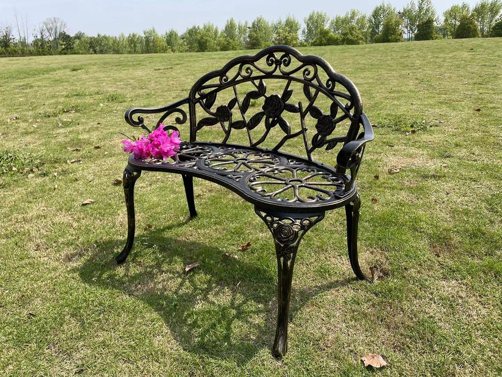 Cast Aluminum Outdoor Bench I4134