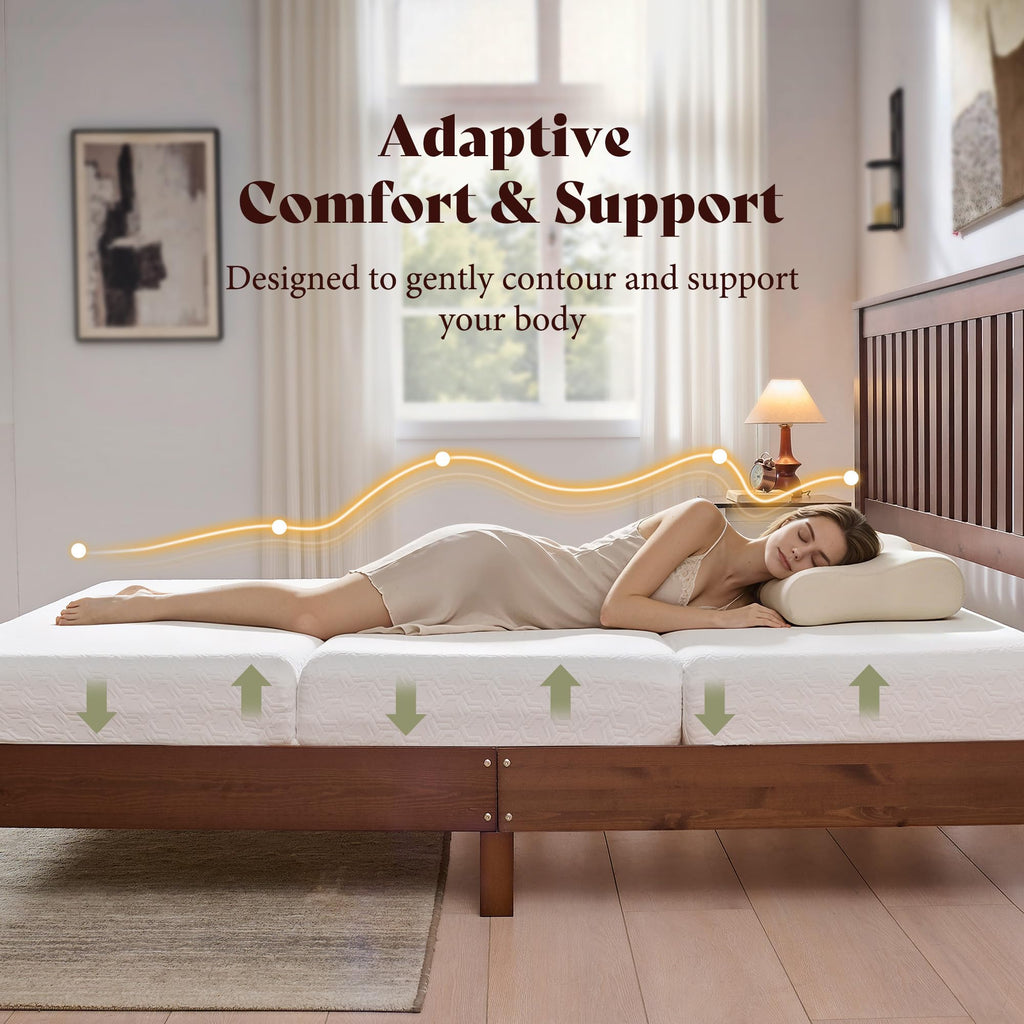 6" Full Tri-Fold Memory Foam Mattress M391