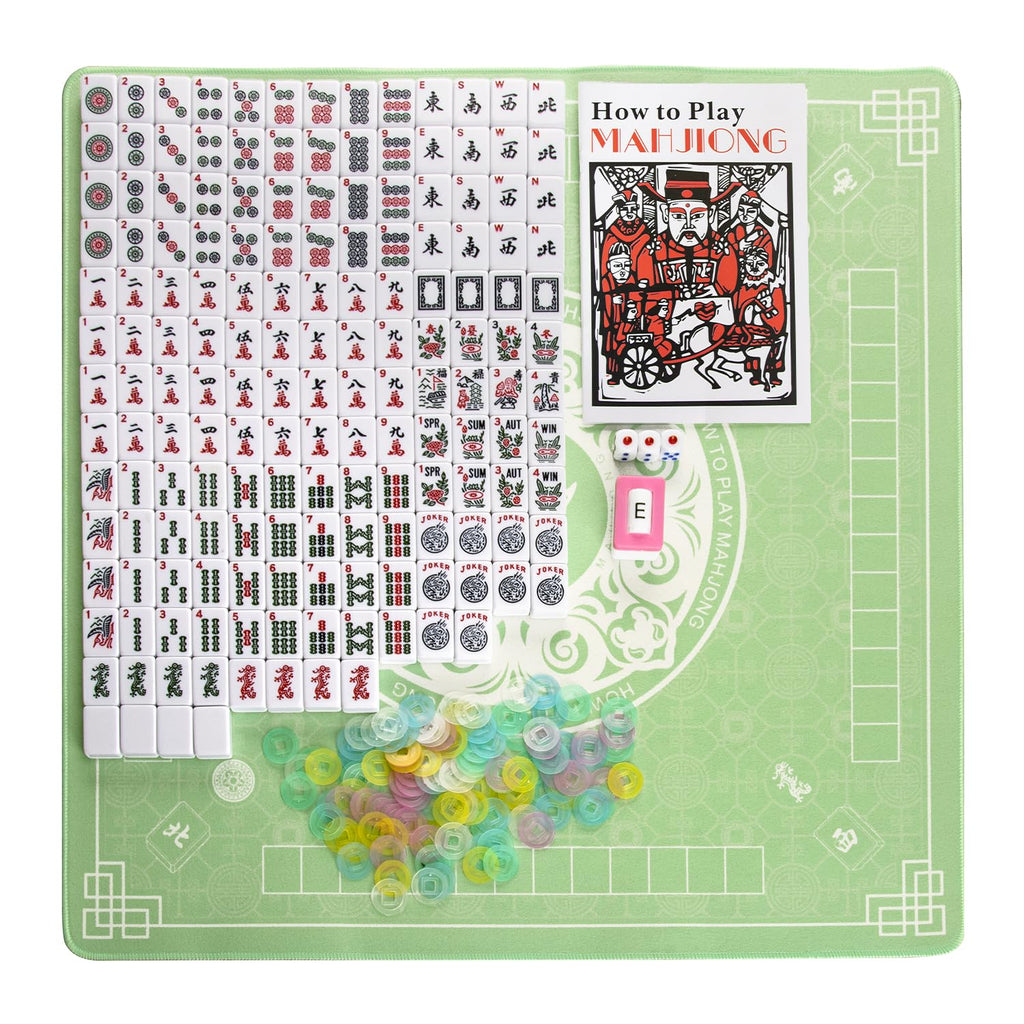 American Mahjong Set with Mat and Racks K6930
