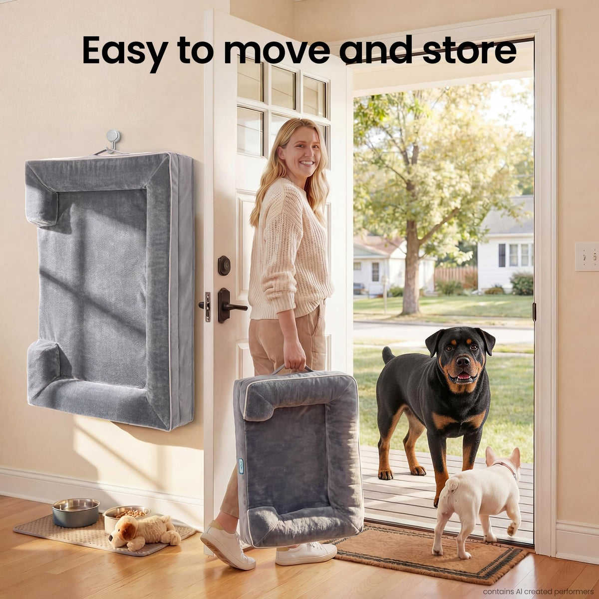 Extra Large Memory Foam Dog Bed K516362