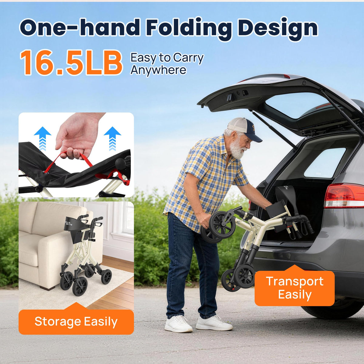Rollator Walker with Seat X9031