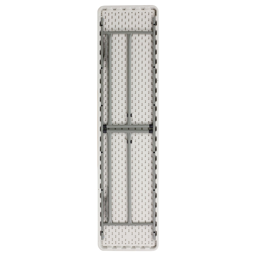 White Plastic Folding Table B1642