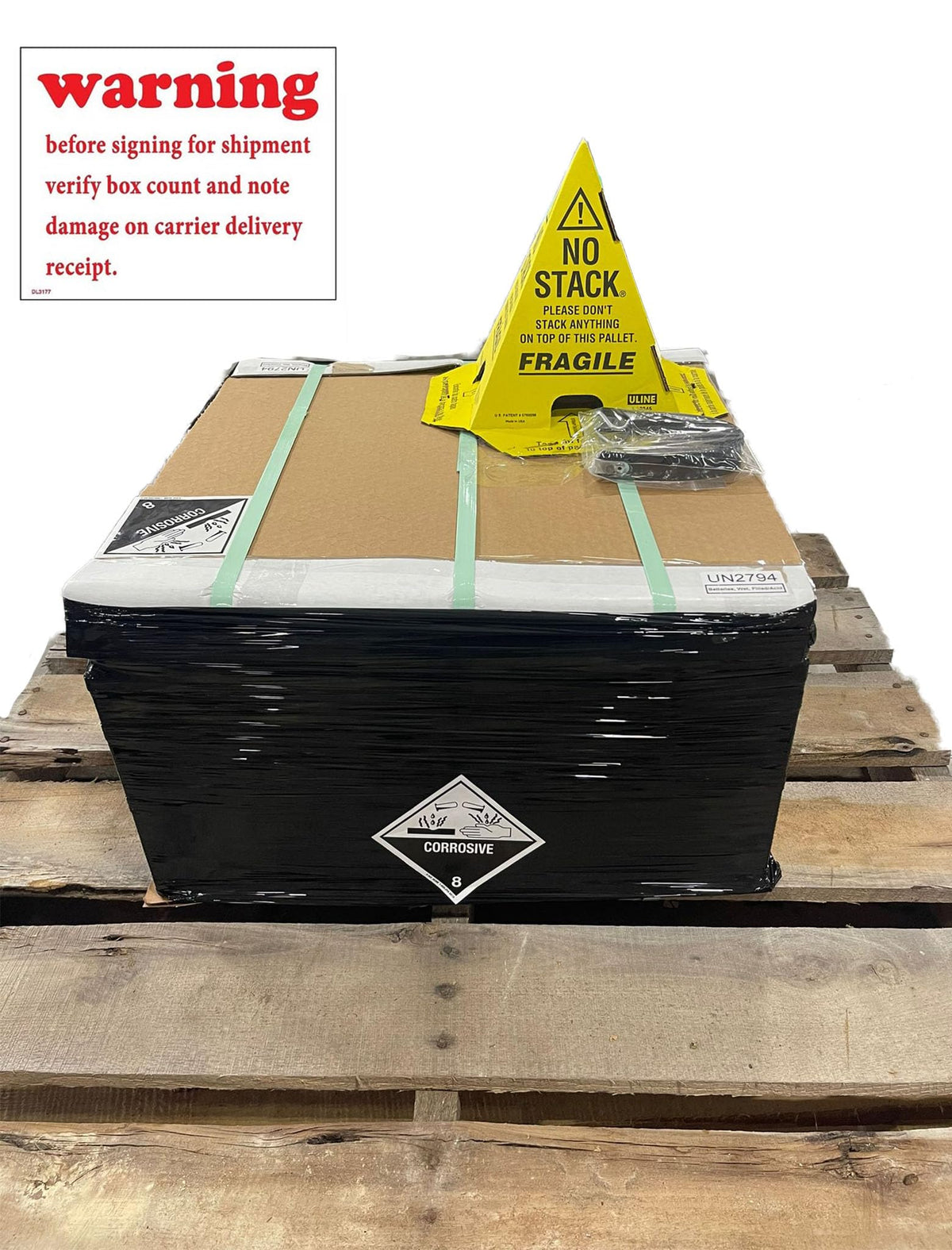 6V Deep-Cycle Flooded Battery 210Ah Pack of 4 D86761