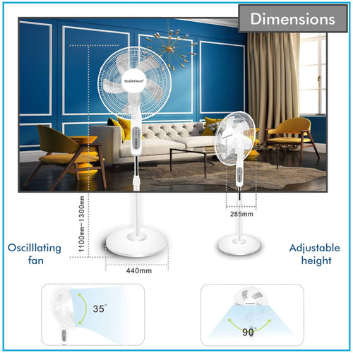16” WIFI Enabled Oscillating Pedestal Fan L25290