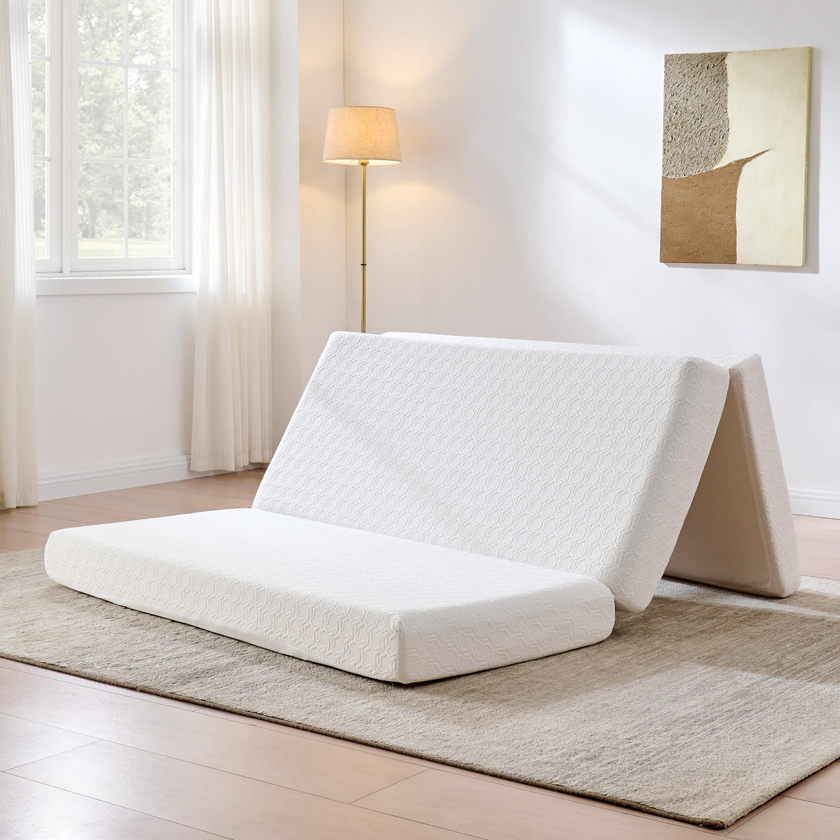 6" Full Tri-Fold Memory Foam Mattress M391