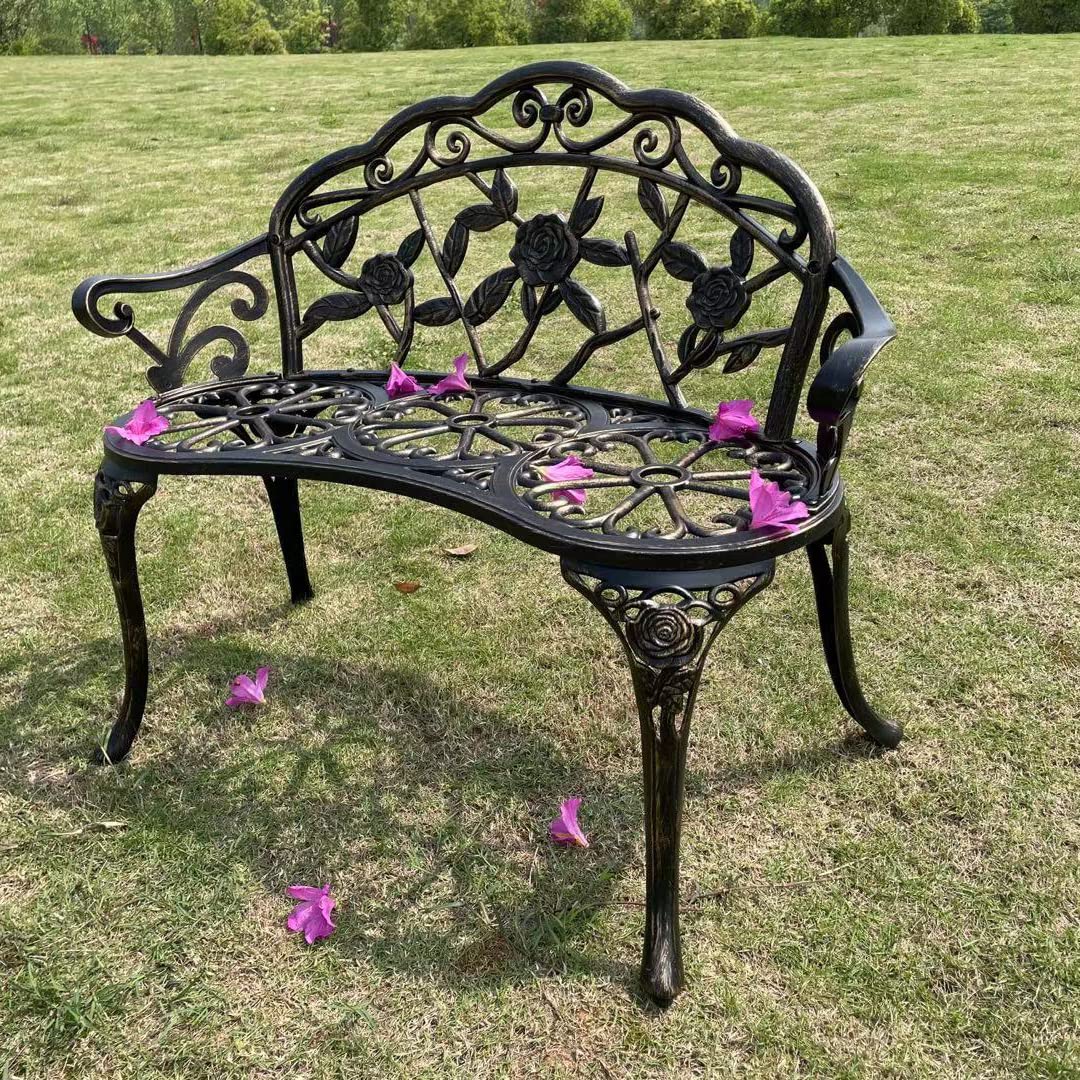 Cast Aluminum Outdoor Bench I4134