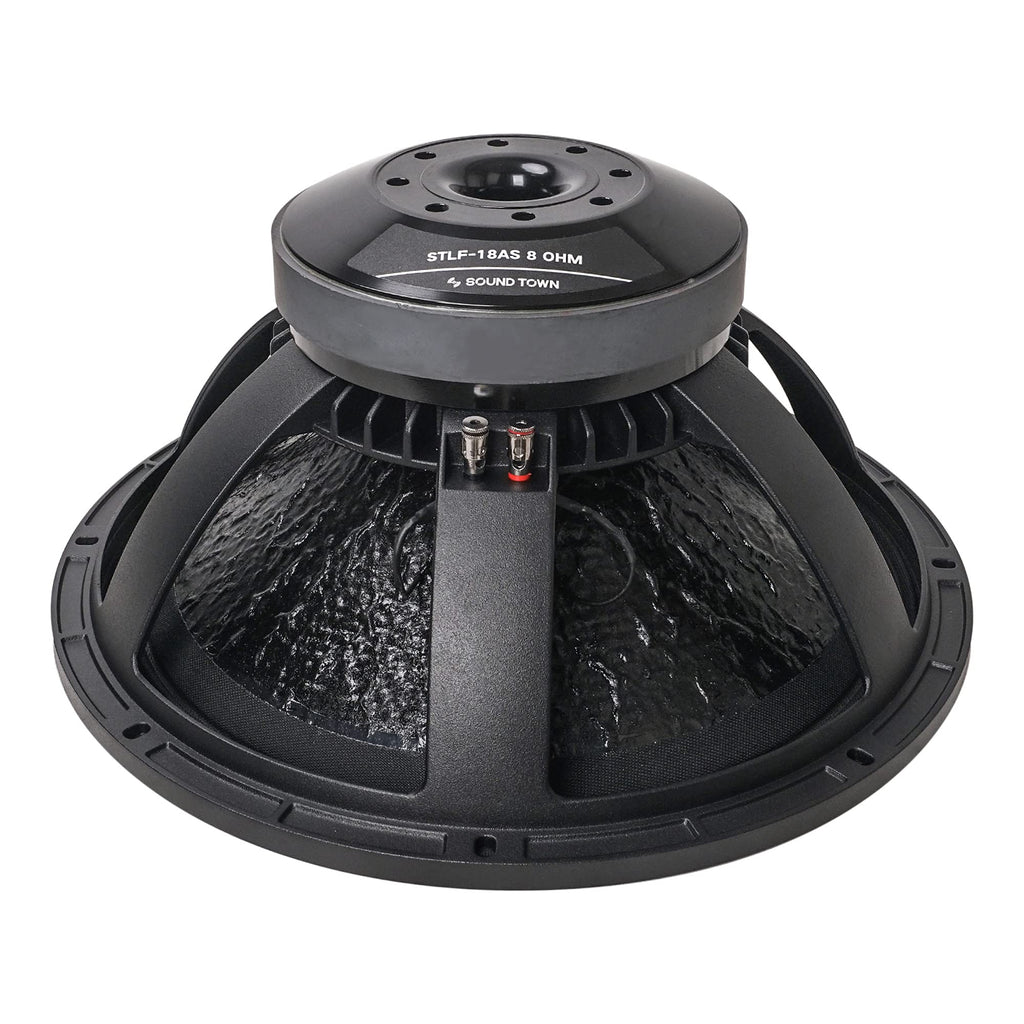 18" 1600 Watts Powered PA DJ Subwoofers with Birch Plywood Enclosure, Black K871