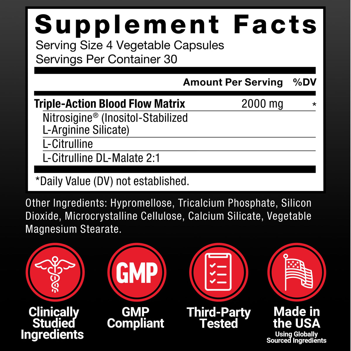 Nitric Oxide Booster with L-Arginine H2281