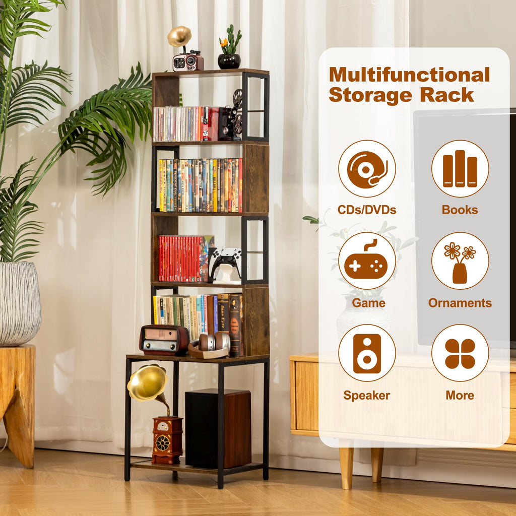 6-Tier CD DVD Storage Rack B96519