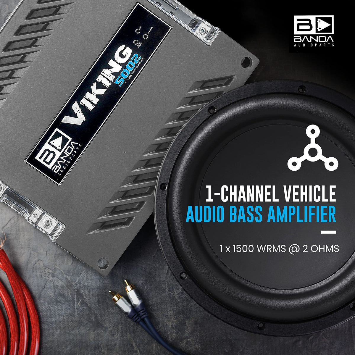 1-Channel Vehicle Audio Bass Amplifier T97113