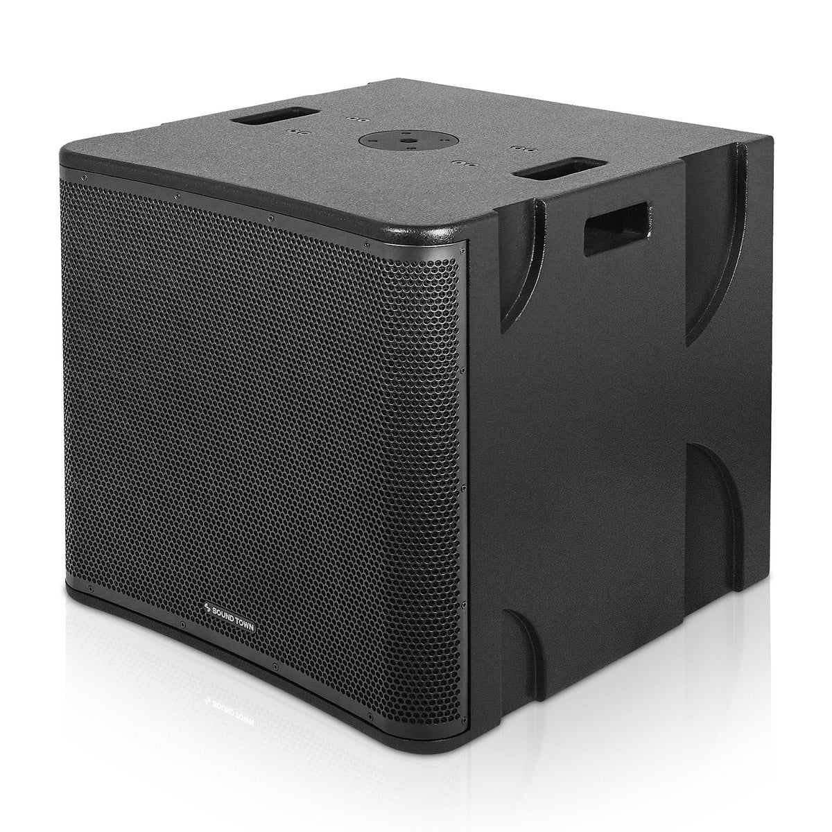 18" 1600 Watts Powered PA DJ Subwoofers with Birch Plywood Enclosure, Black K871
