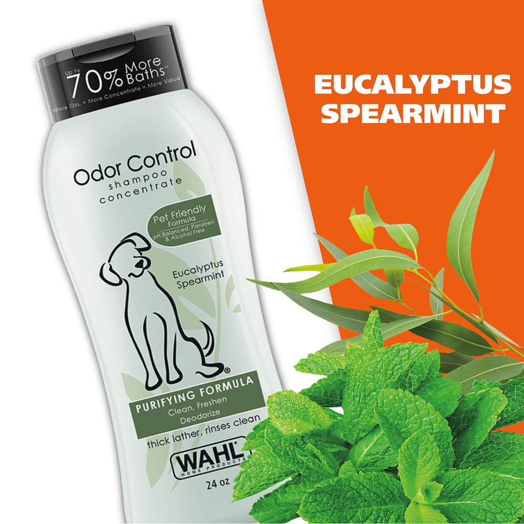Eucalyptus Spearmint Odor Control Dog Shampoo 24 Oz A540